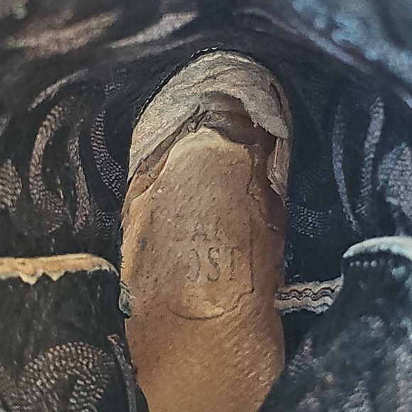 Vintage Dan Post‎ Men's TEJU Lizard Cowboy Boots Brown Size 7.5 D -  1706 - Picture 16 of 16